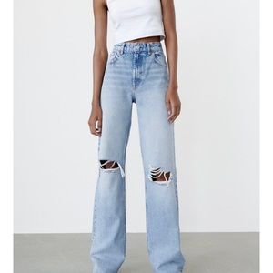Zara Wide Leg Jeans Size 27 or 4